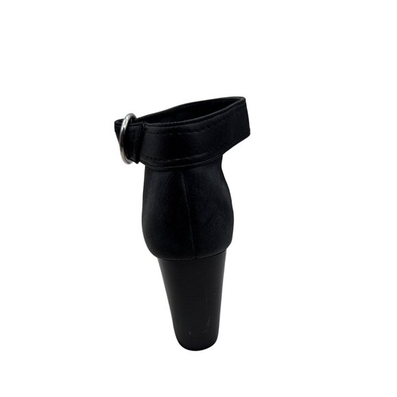 Penny Loves Kenny Size 7M  Ankle Strap High Block Heel Sandals Perforated Toe - Picture 5 of 7